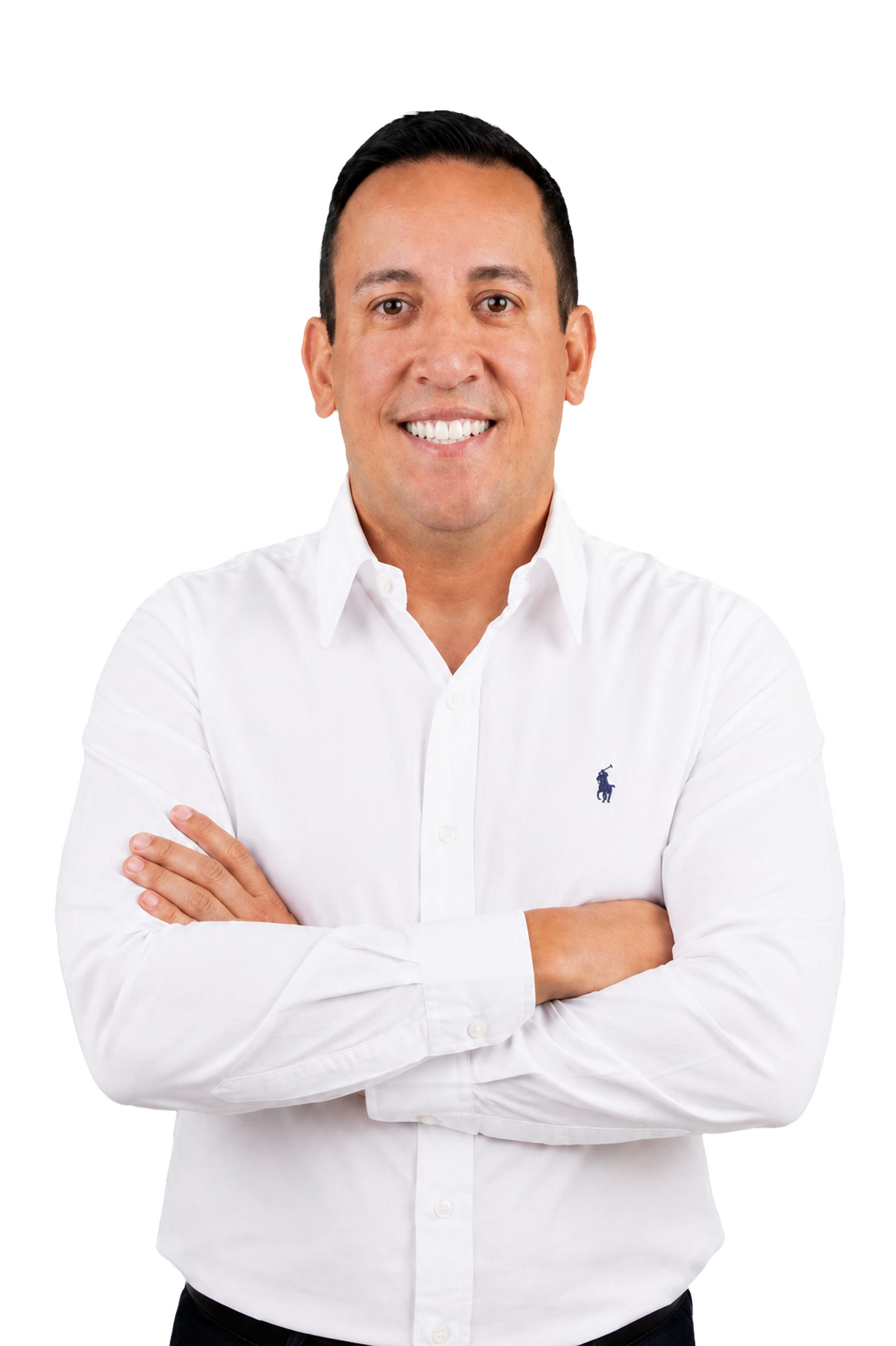 Rodrigo Nicolau de braços cruzados